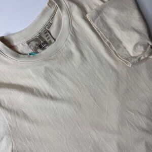 Rebel Vengeance Theater Graphic Shirt La Samaritaine Cream Graphic Print Size L